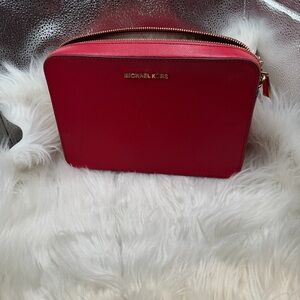 Michael Kors Scarlet Crossbody with Gold Details